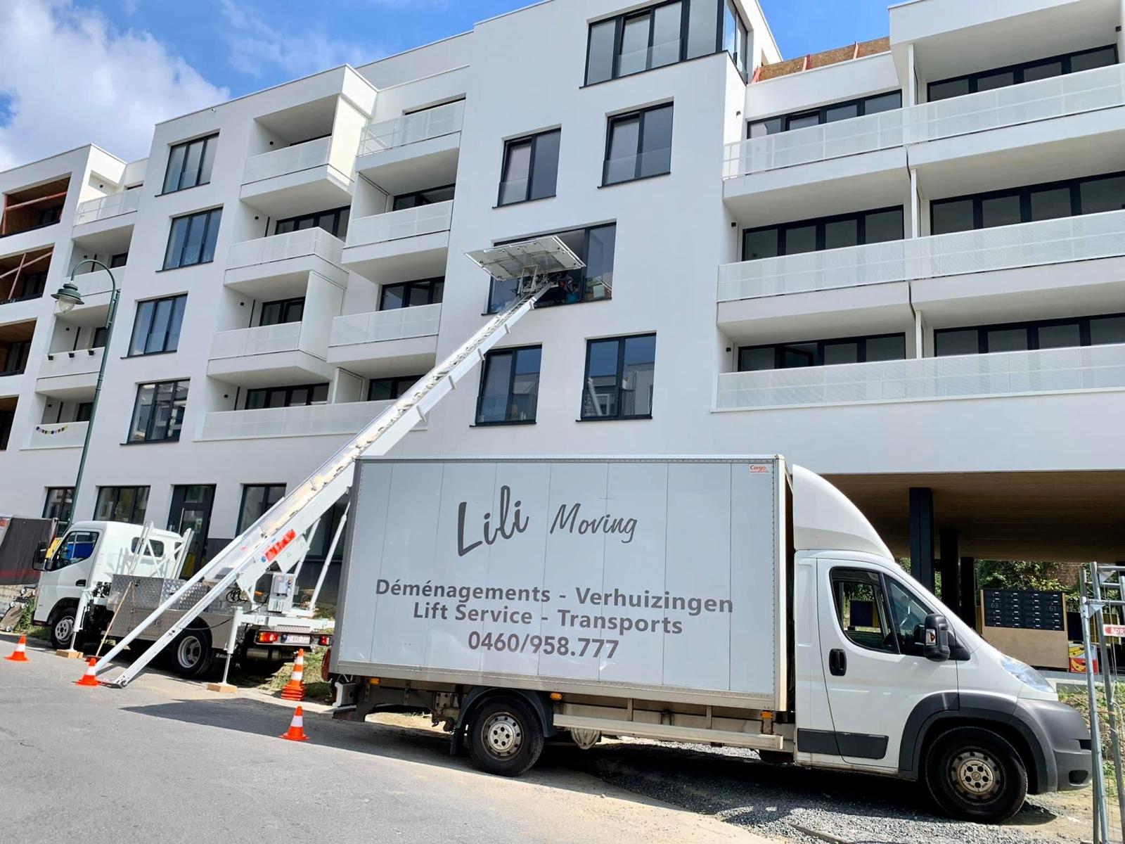 Déménagement appartement particulier Belgique